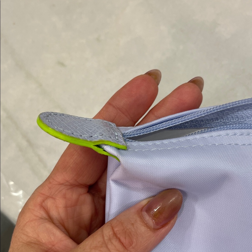 Longchamp Le Pliage Lavender/ baby blue Tote Bag, Large - Picture 5 of 15